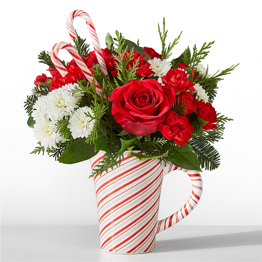 Peppermint Swirl Mug – Ridge Florist Inc, Sebring FL