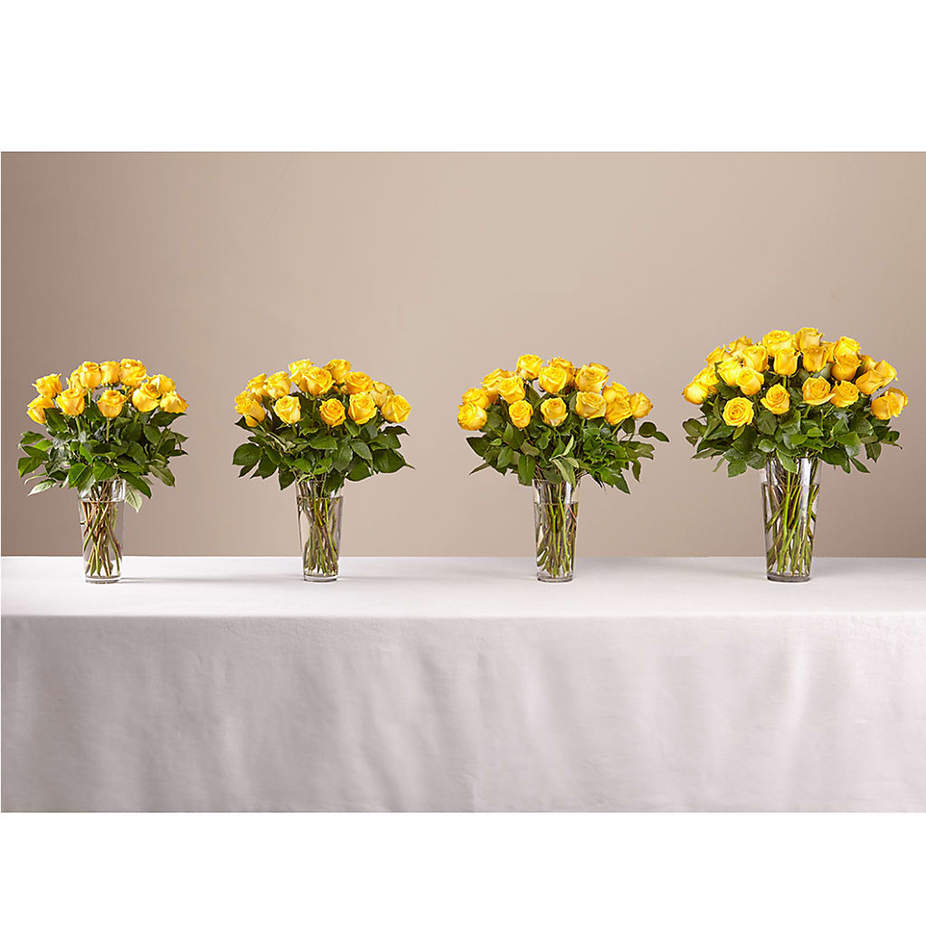 Long Stem Yellow Rose Bouquet – Ridge Florist Inc, Sebring FL