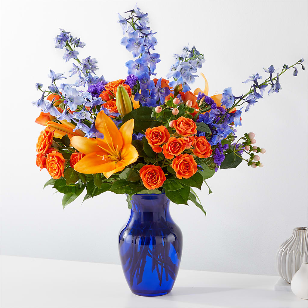 Radiant Citrus Bouquet – Ridge Florist Inc, Sebring FL