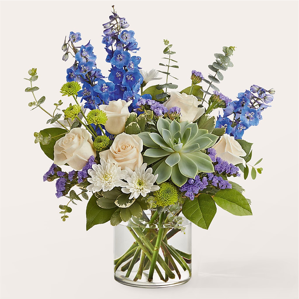 Cerulean Waves Bouquet – Ridge Florist Inc, Sebring FL