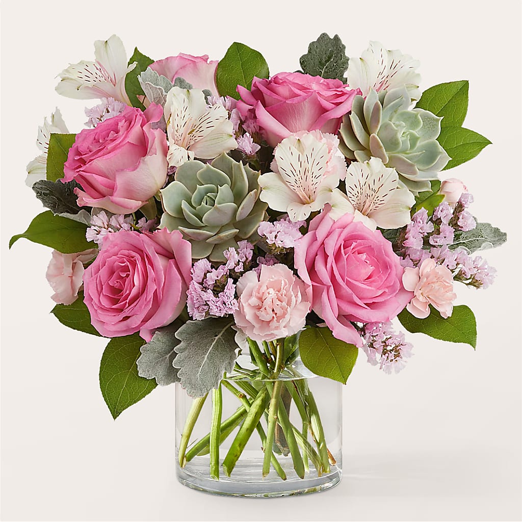 Dusty Rose Bouquet – Ridge Florist Inc, Sebring FL