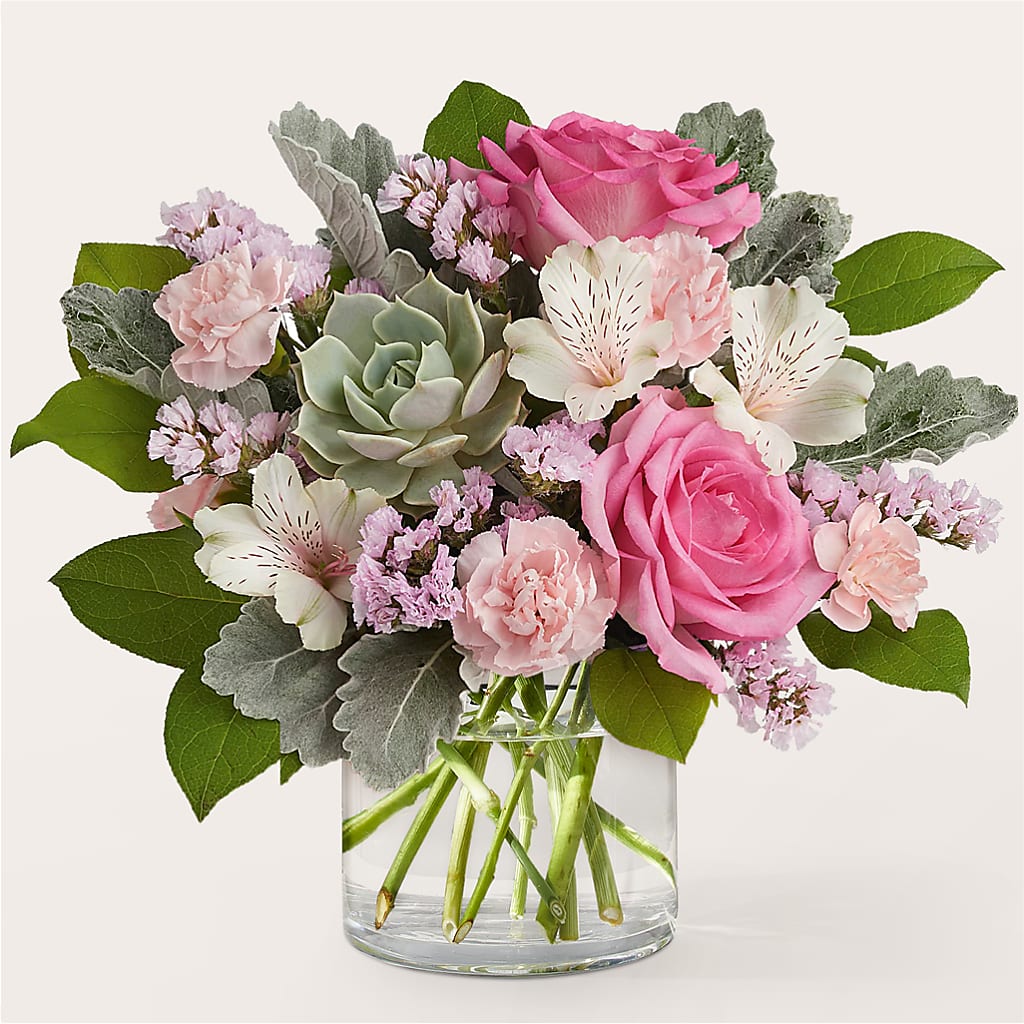 Dusty Rose Bouquet – Ridge Florist Inc, Sebring FL
