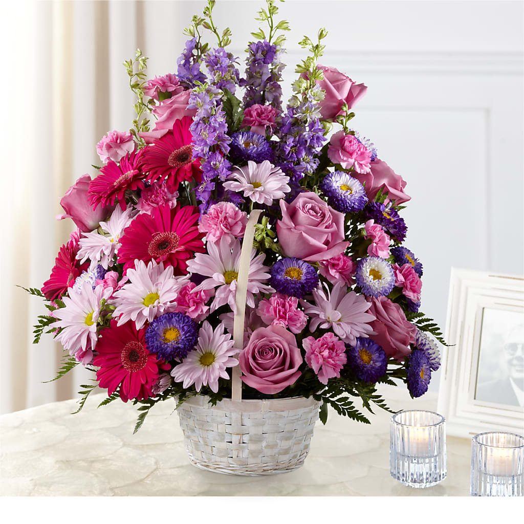 Pastel Peace Basket – Ridge Florist Inc, Sebring FL