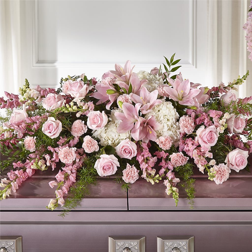 Life & Remembrance Casket Spray – Ridge Florist Inc, Sebring FL