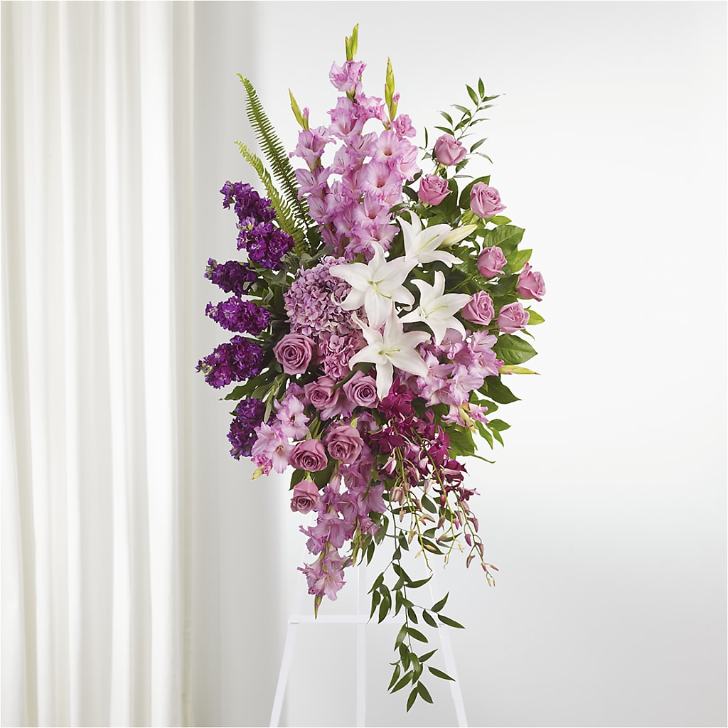 Never Alone Standing Spray – Ridge Florist Inc, Sebring FL