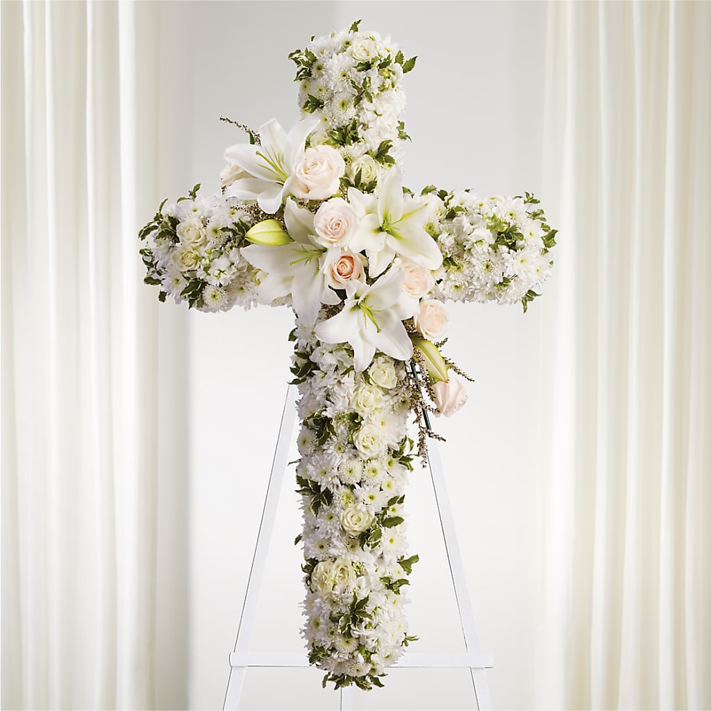 Spiritual Guidance Standing Spray – Ridge Florist Inc, Sebring FL