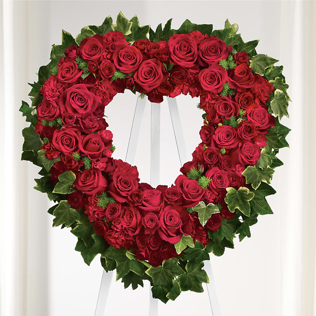 Wholehearted Standing Spray – Ridge Florist Inc, Sebring FL