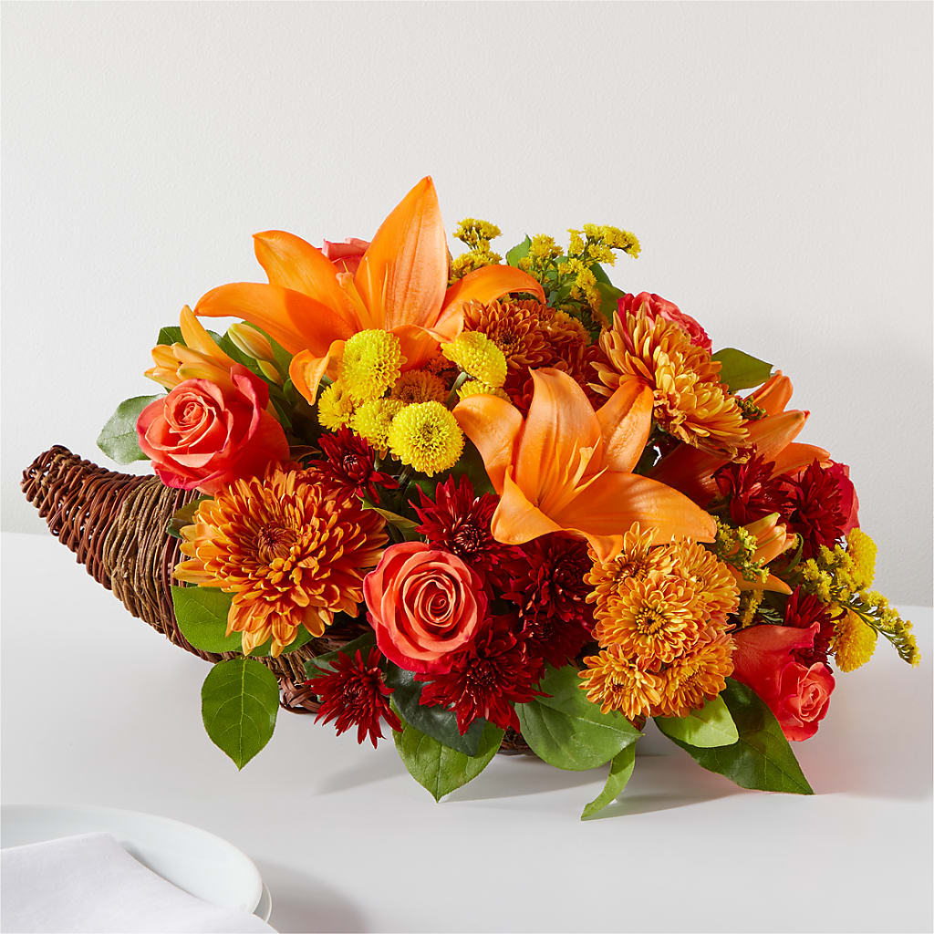 Bouquet of Blessings Cornucopia – Ridge Florist Inc, Sebring FL