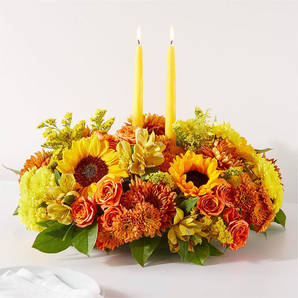 Autumn Harmony Centerpiece – Ridge Florist Inc, Sebring FL