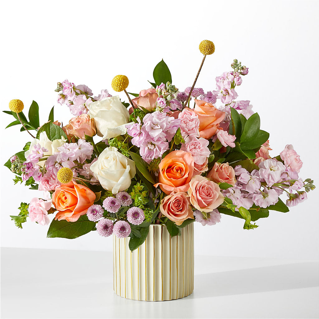 French Market Bouquet with Ivory Vase – Ridge Florist Inc, Sebring FL