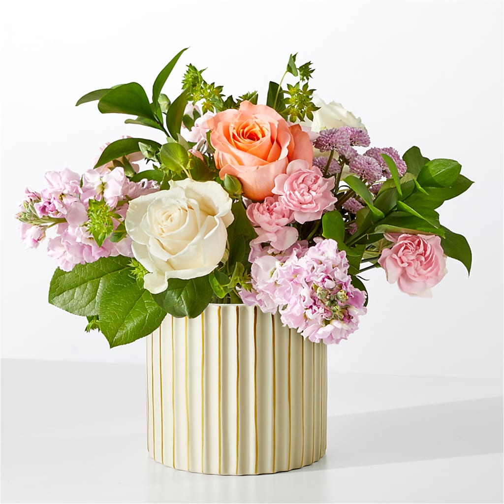 French Market Bouquet with Ivory Vase – Ridge Florist Inc, Sebring FL