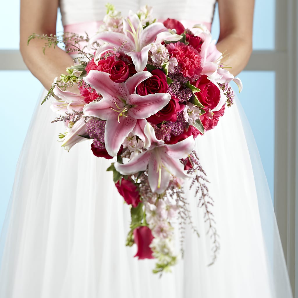 Lily & Rose Bouquet – Ridge Florist Inc, Sebring FL