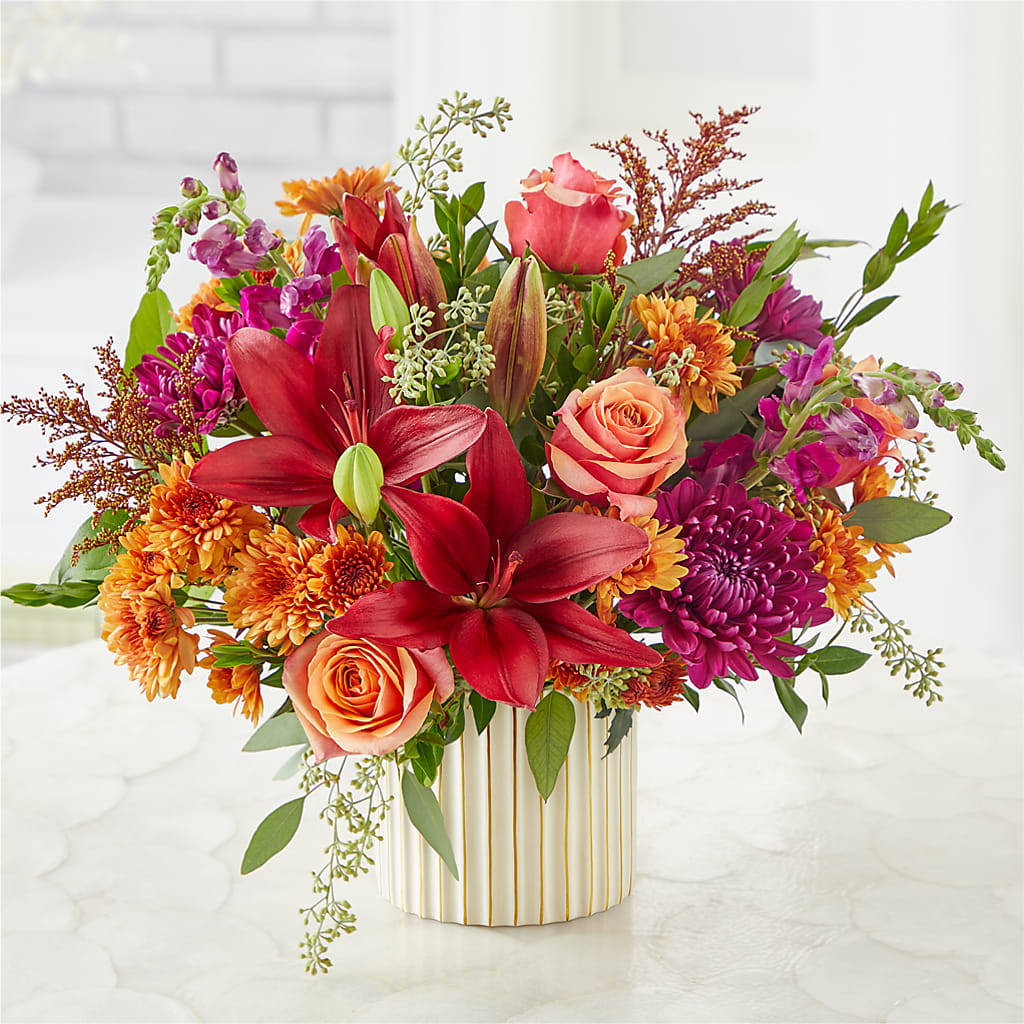 Burgundy Landscape Bouquet –  Ridge Florist Inc, Sebring FL
