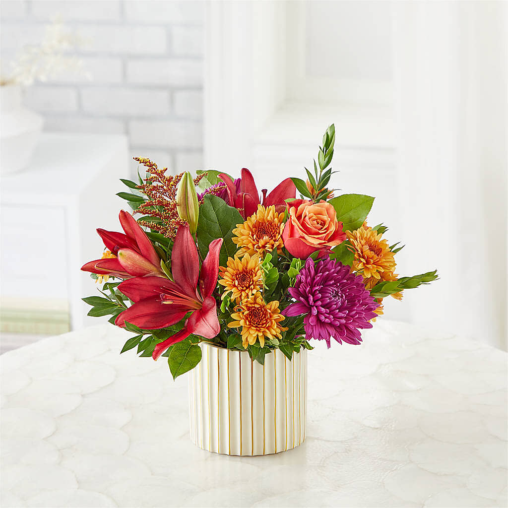 Burgundy Landscape Bouquet –  Ridge Florist Inc, Sebring FL