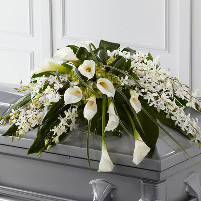 Angel Wings Casket Spray –  Ridge Florist Inc, Sebring FL