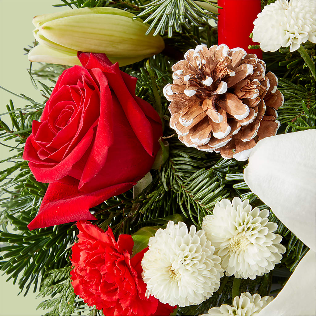 Seasonal Festivities Centerpiece –  Ridge Florist Inc, Sebring FL
