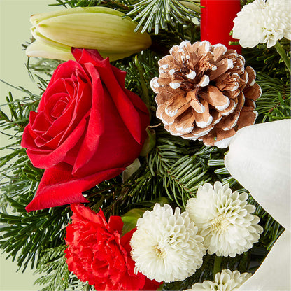 Seasonal Festivities Centerpiece –  Ridge Florist Inc, Sebring FL
