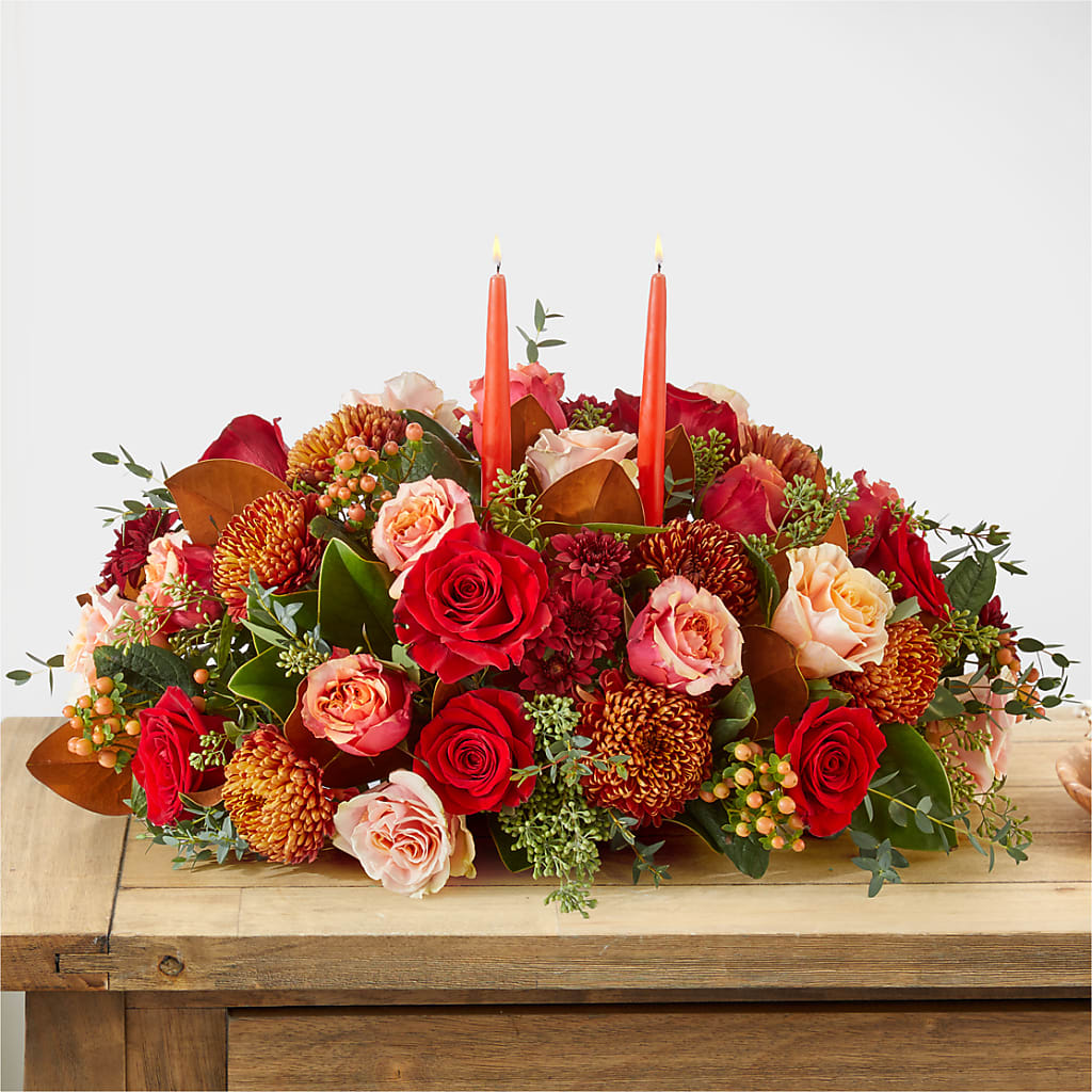 Gather Near Centerpiece –  Ridge Florist Inc, Sebring FL