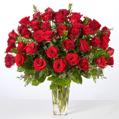 Forever Yours Fifty Stem Red Rose Bouquet –  Ridge Florist Inc, Sebring FL